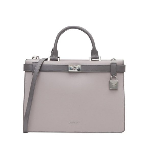 NWT Michael Kors Tatiana Medium Leather Satchel - Picture 1 of 15